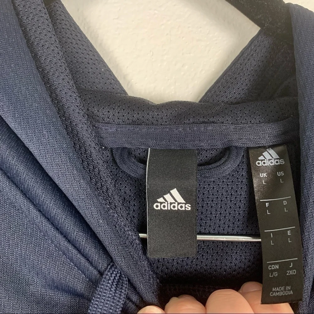 Adidas Mens‎ Pullover Hooded Sweatshirt L